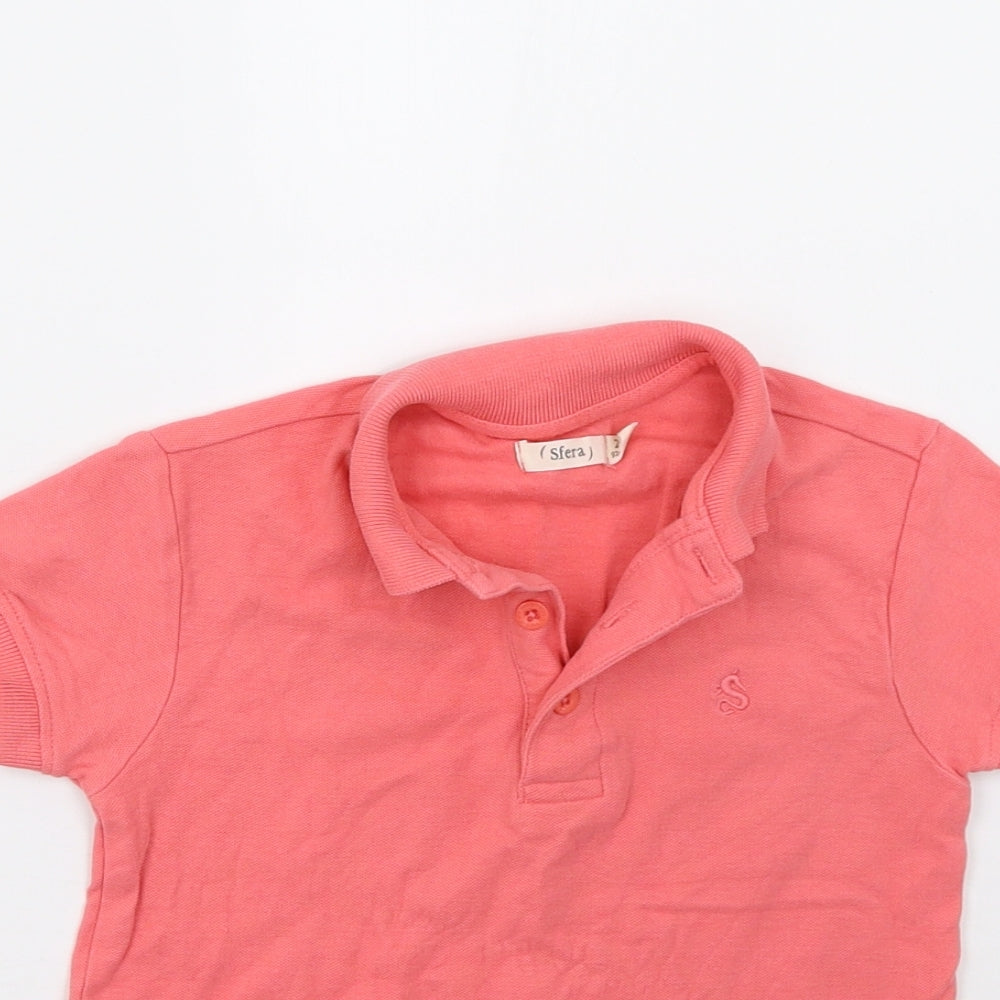 Sfera Girls Pink   Pullover Polo Size 2-3 Years