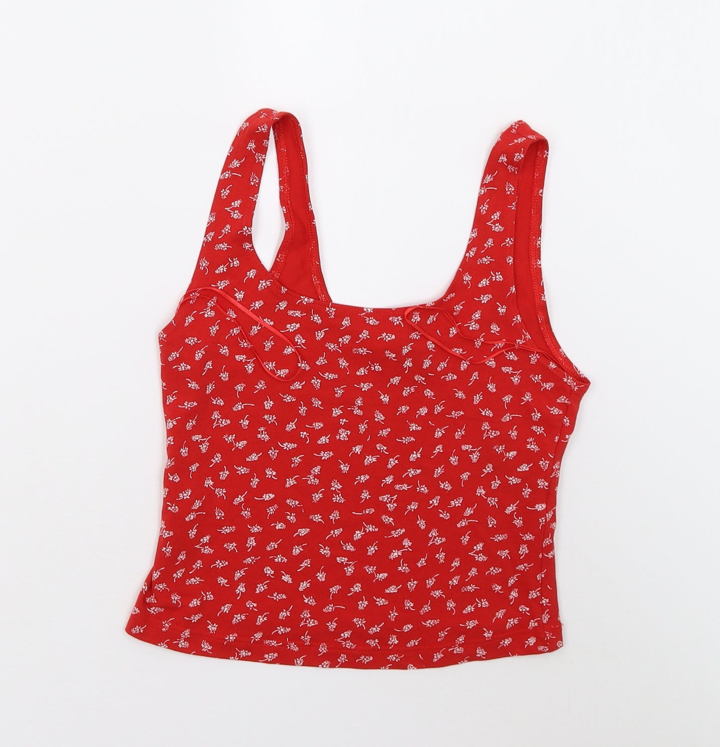 Miss Selfridge Womens Red Floral  Camisole Tank Size 12