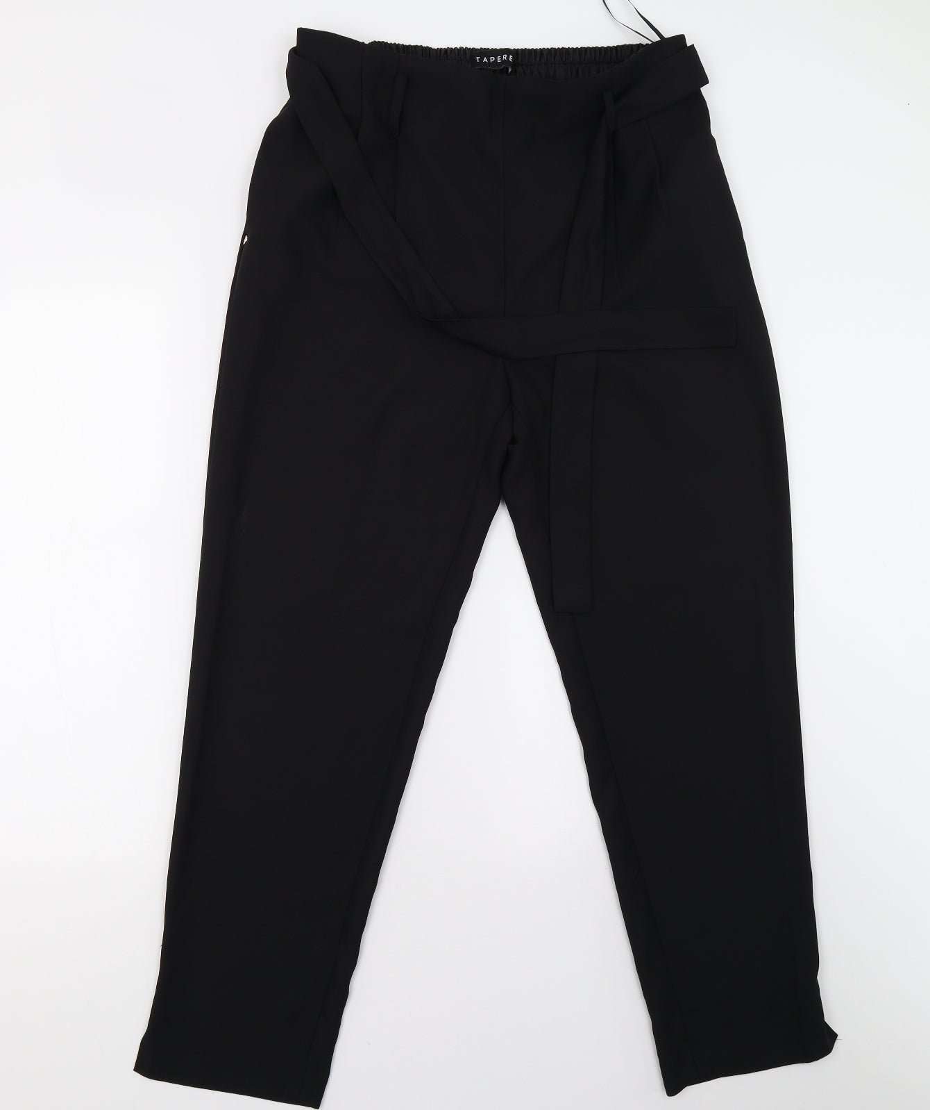 Peacock's Womens Black   Trousers  Size 14 L28 in