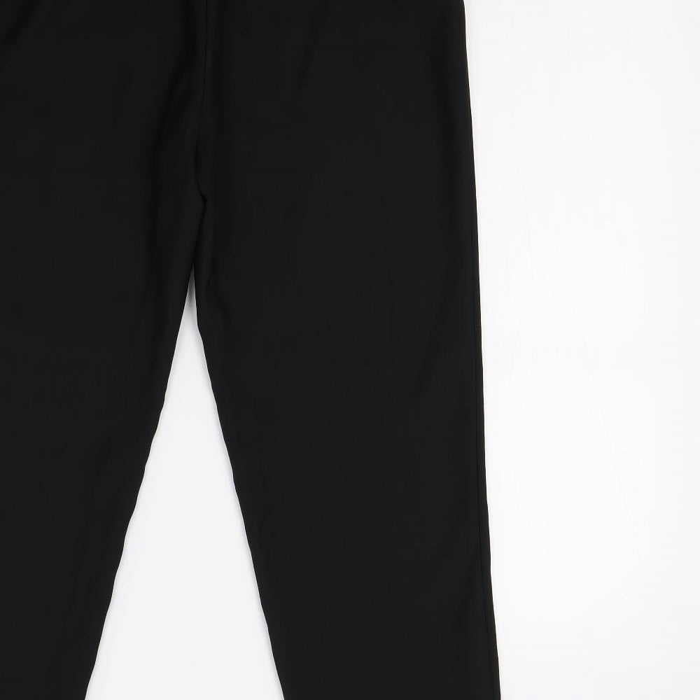 Peacock's Womens Black   Trousers  Size 14 L28 in