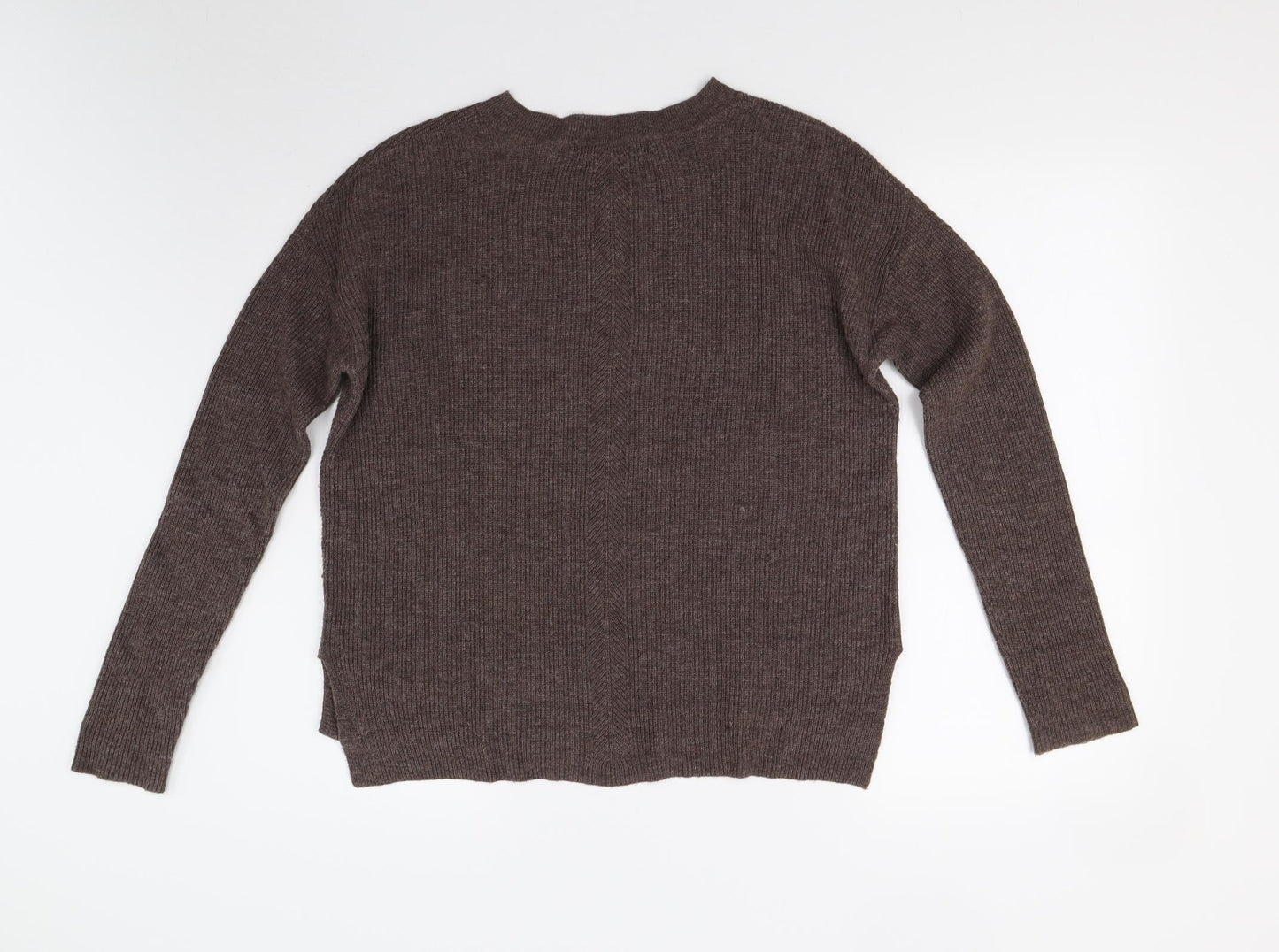 John Lewis Womens Brown  Knit Pullover Jumper Size 10