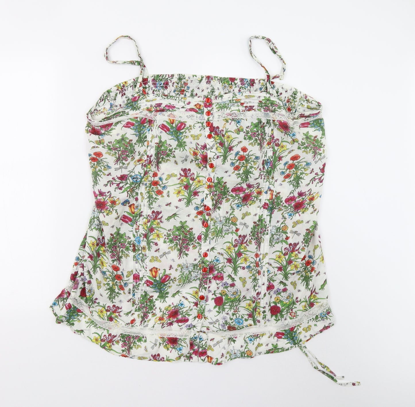 Agenda Womens Multicoloured Floral  Camisole Tank Size 26