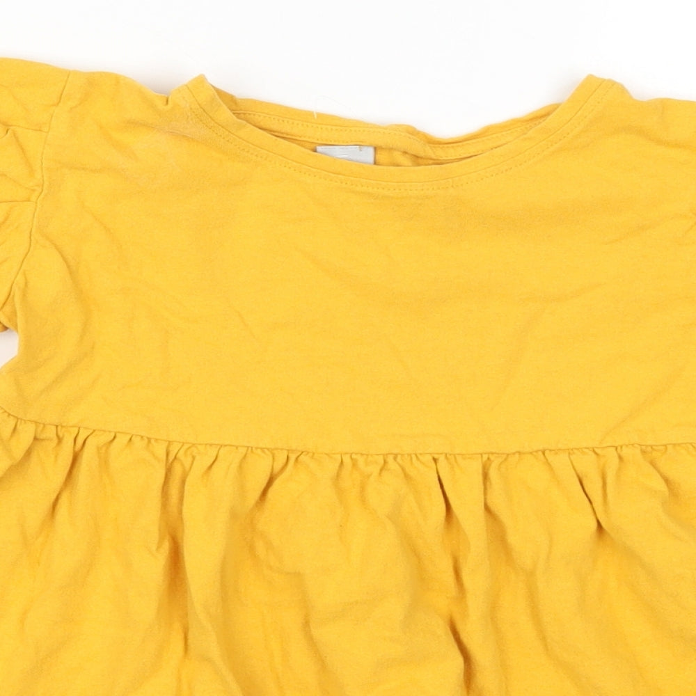 TU Girls Yellow   Trapeze & Swing  Size 7 Years