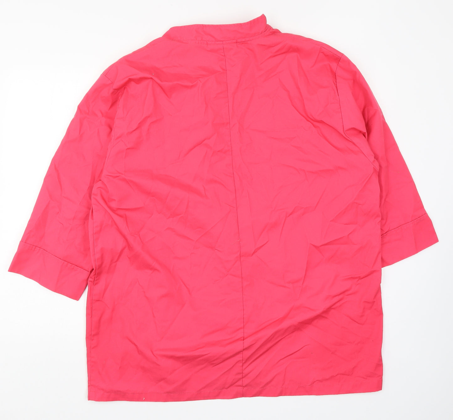 Chef Works Womens Pink   Basic Button-Up Size XL