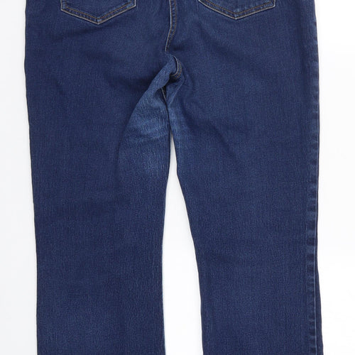 Matalan Womens Blue  Denim Straight Jeans Size 14 L27 in