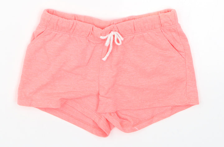H&M Girls Pink Sweat Shorts Size 6 Years