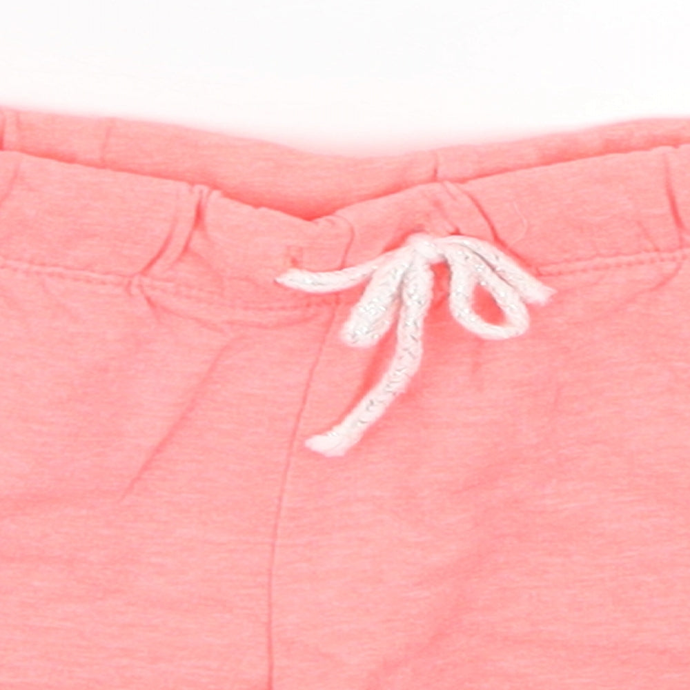 H&M Girls Pink   Sweat Shorts Size 6 Years