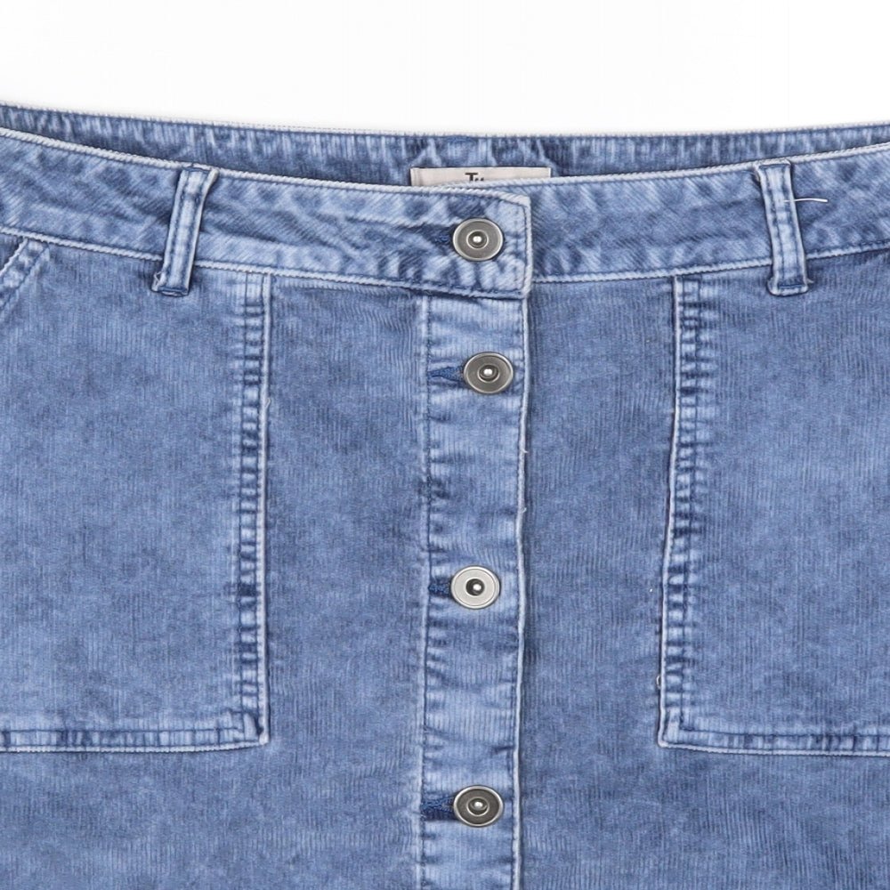 TU Womens Blue   A-Line Skirt Size 14