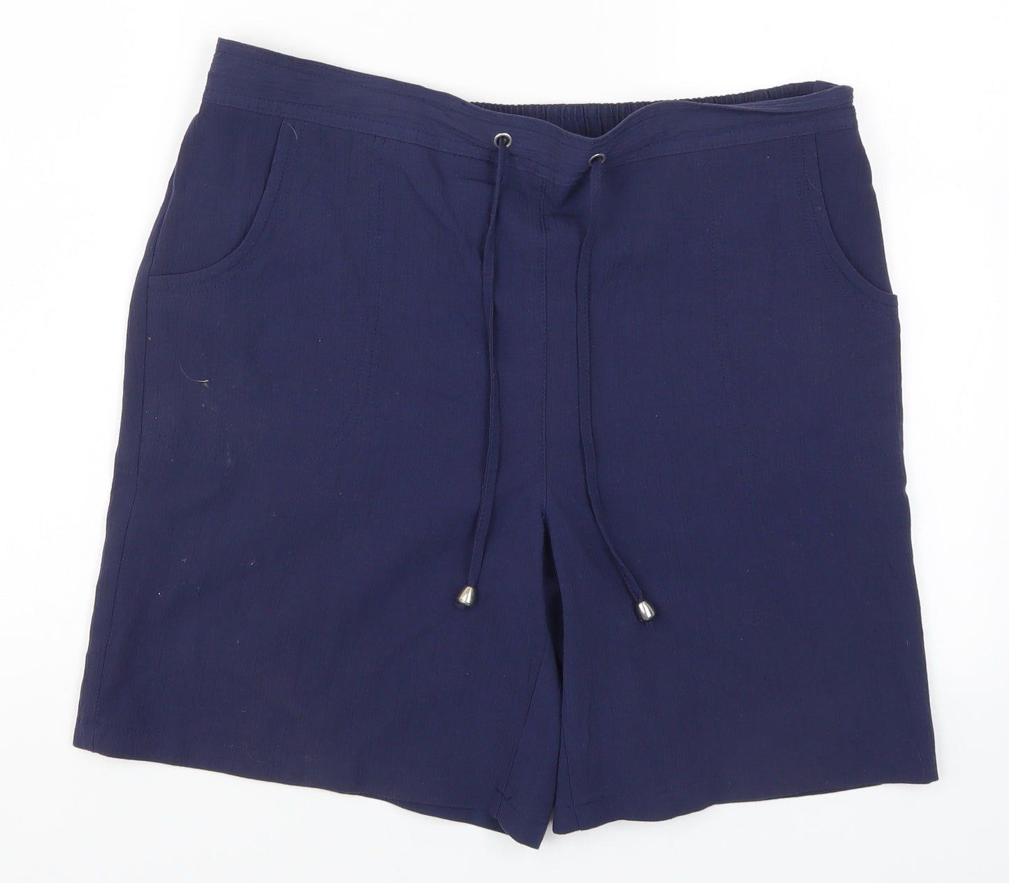 Papaya Womens Blue   Bermuda Shorts Size 14