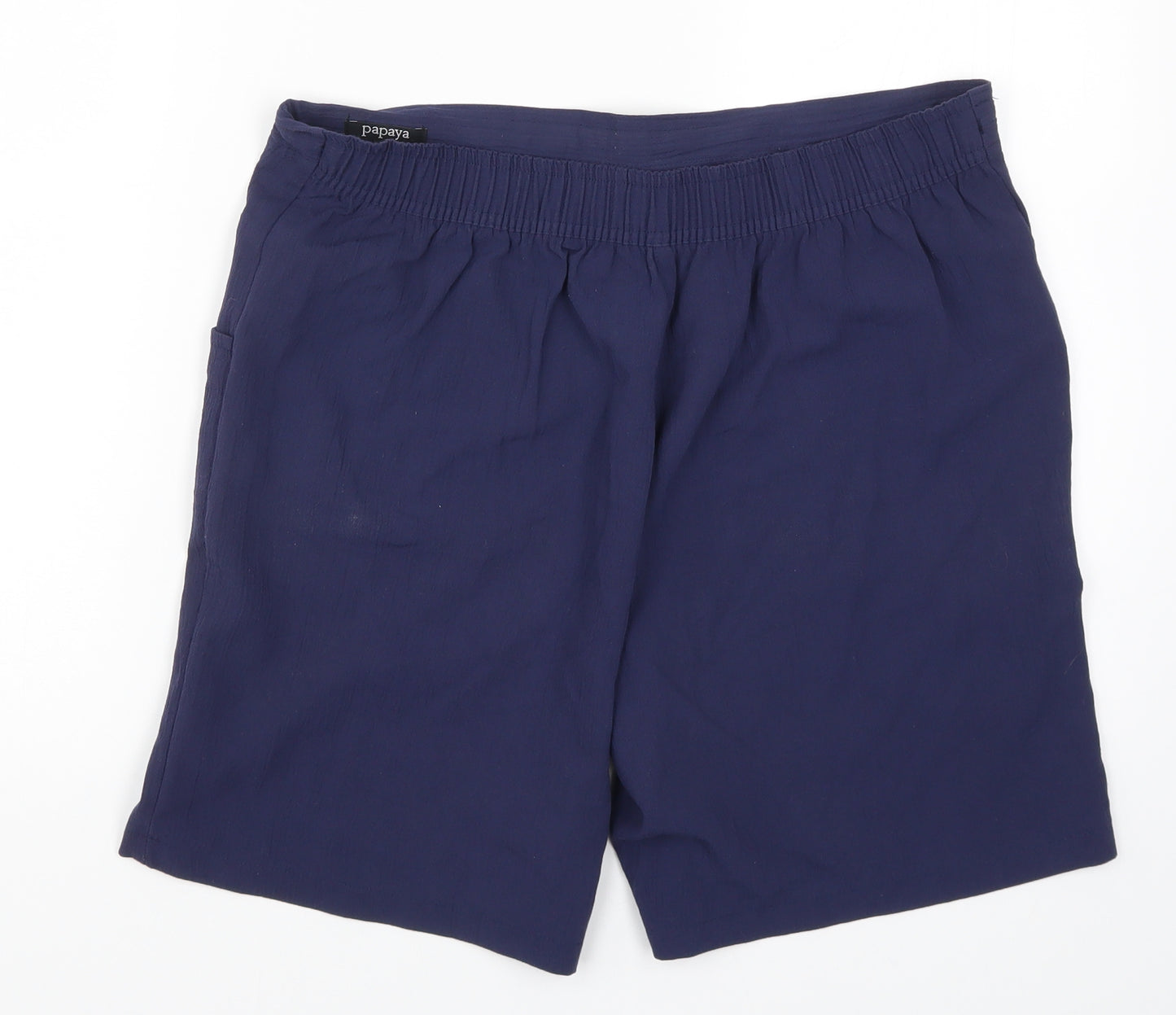 Papaya Womens Blue   Bermuda Shorts Size 14