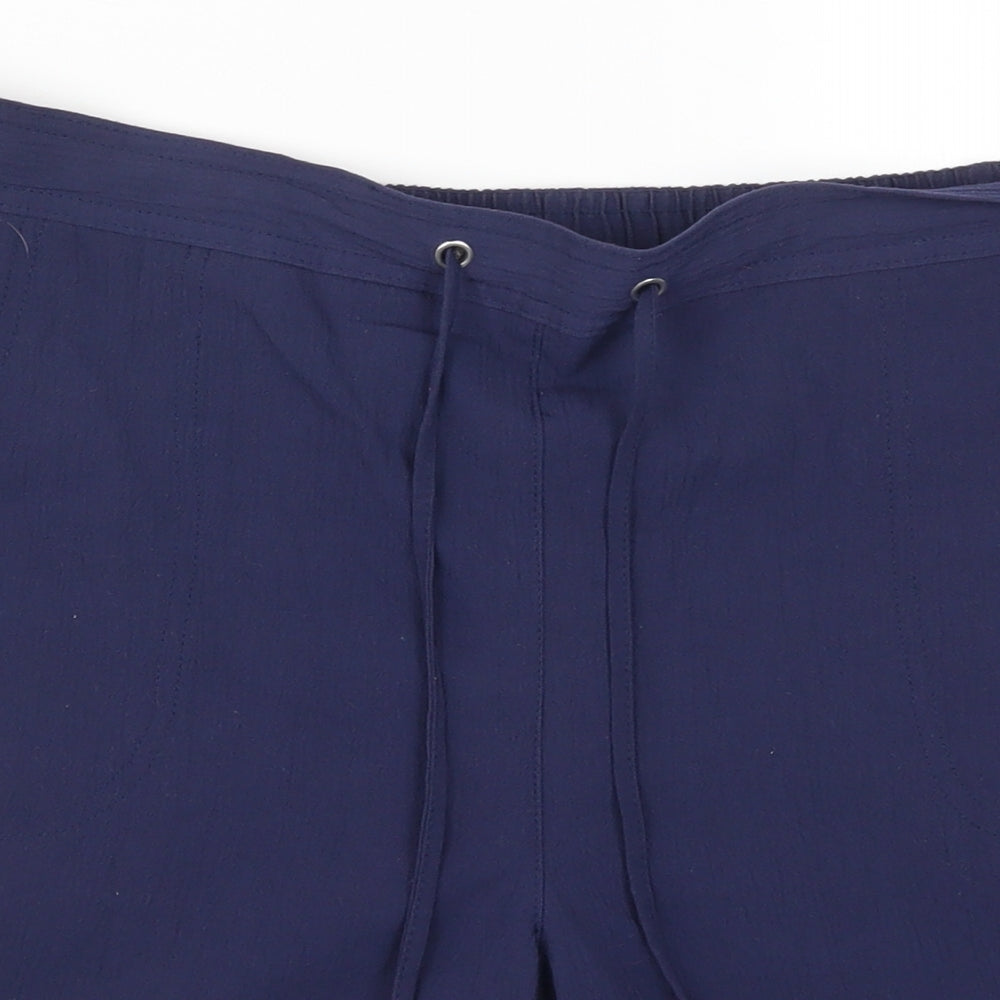 Papaya Womens Blue   Bermuda Shorts Size 14