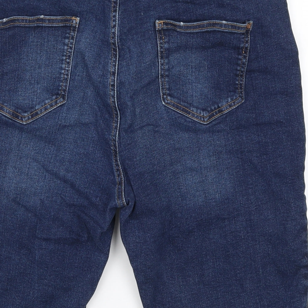 Dorothy Perkins Womens Blue  Denim Bermuda Shorts Size 18
