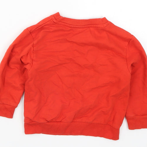 Studio Boys Red   Basic T-Shirt Size 12-18 Months  - Dino Cool