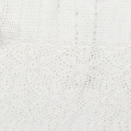 Soon Womens White  Knit Cardigan Jumper Size 14