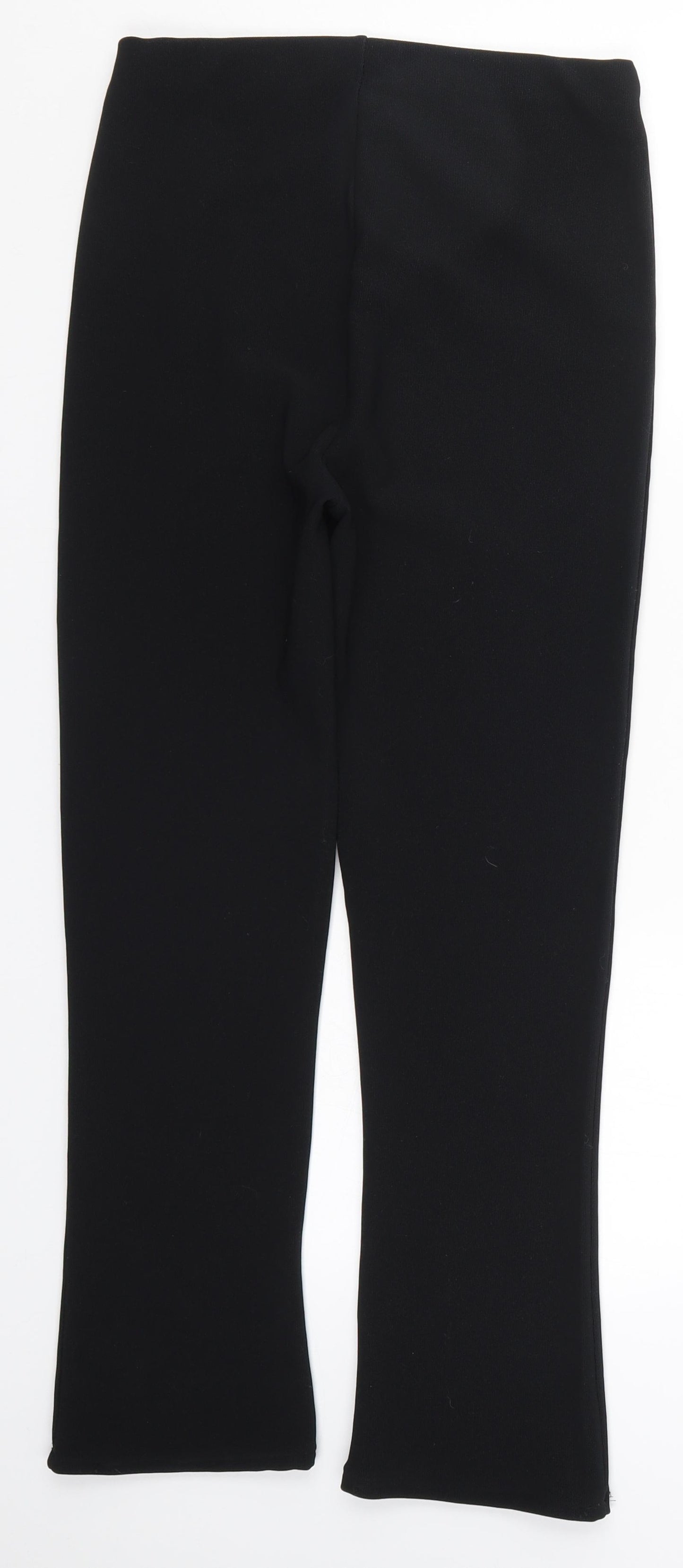 Preworn Womens Black   Trousers  Size 8 L25 in