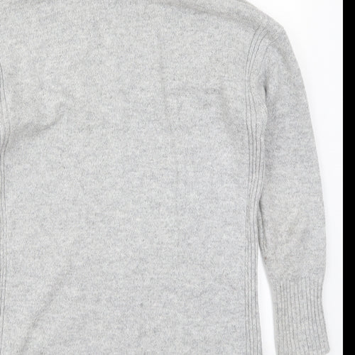 M&Co Womens Grey  Knit Pullover Jumper Size 10