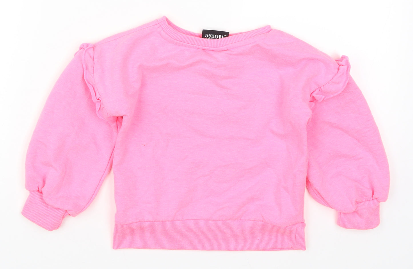 Matalan Girls Pink   Pullover Sweatshirt Size 2-3 Years  - Minnie Mouse