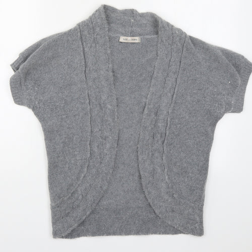 Rose & Crown Womens Grey  Knit Cardigan Jumper Size 12