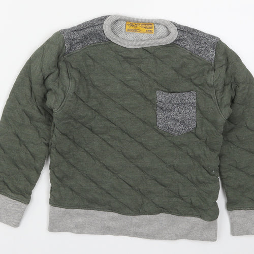 NEXT Boys Green   Pullover Sweatshirt Size 7 Years