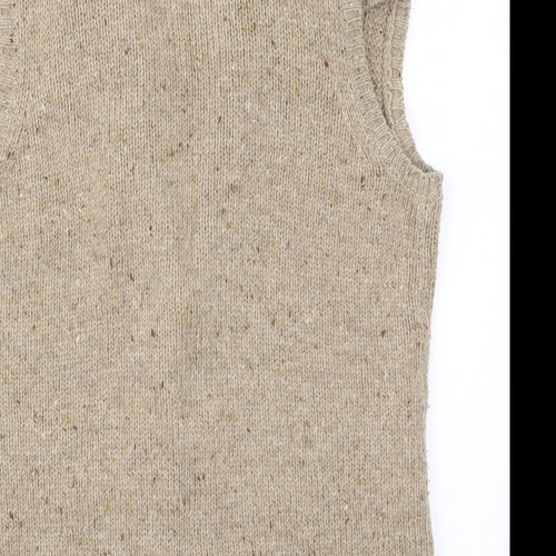 DASH Womens Beige  Knit Cardigan Jumper Size 14