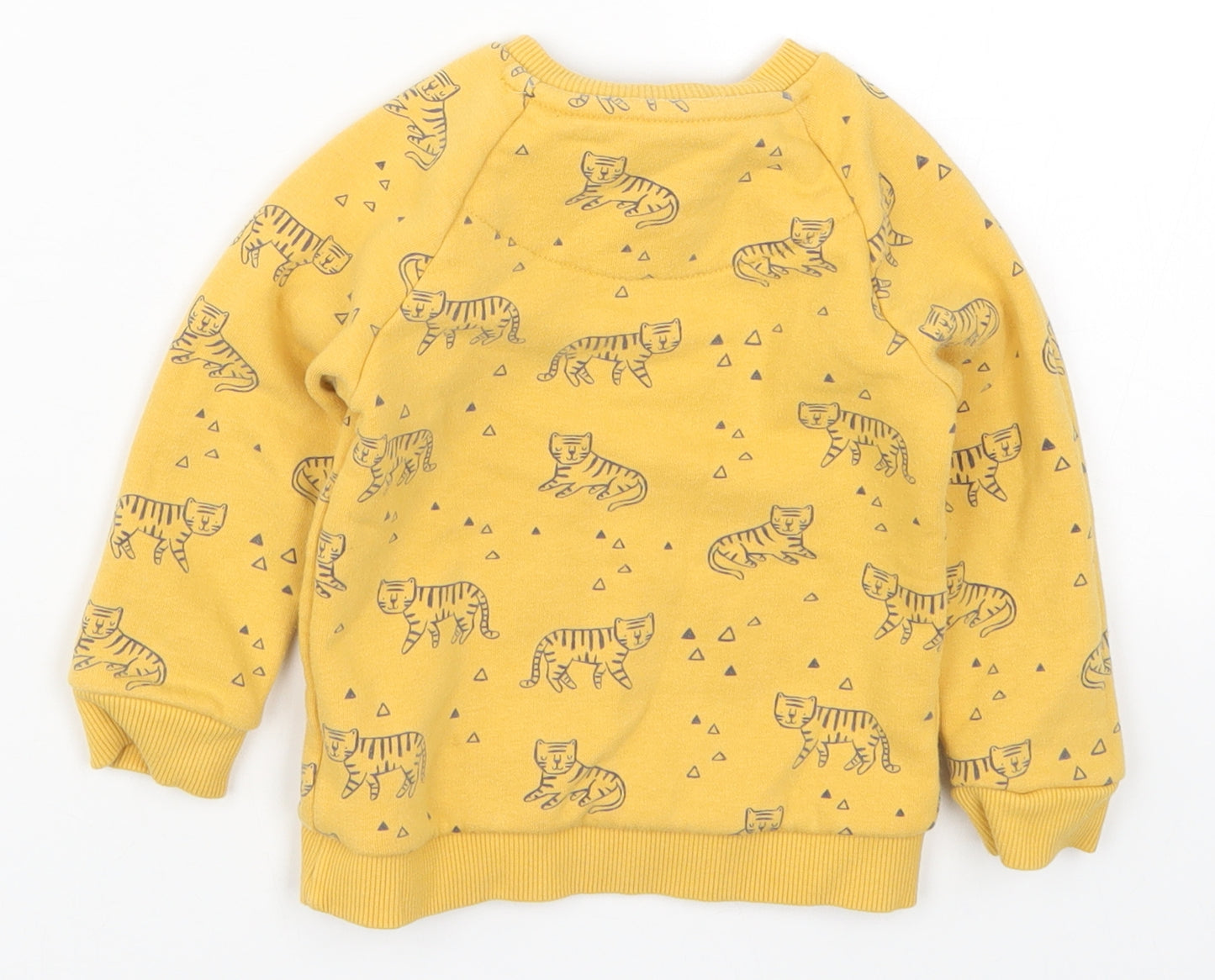 F&F Baby Yellow   Basic T-Shirt Size 12-18 Months  - Tiges