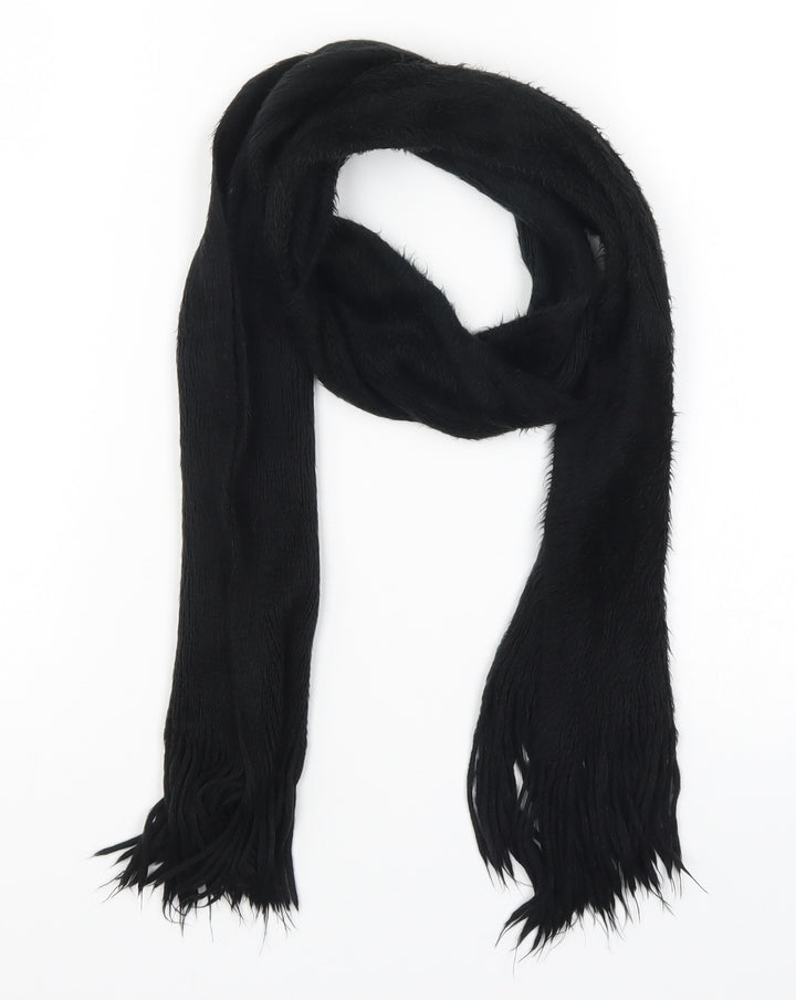 Preworn Womens Black    Scarf