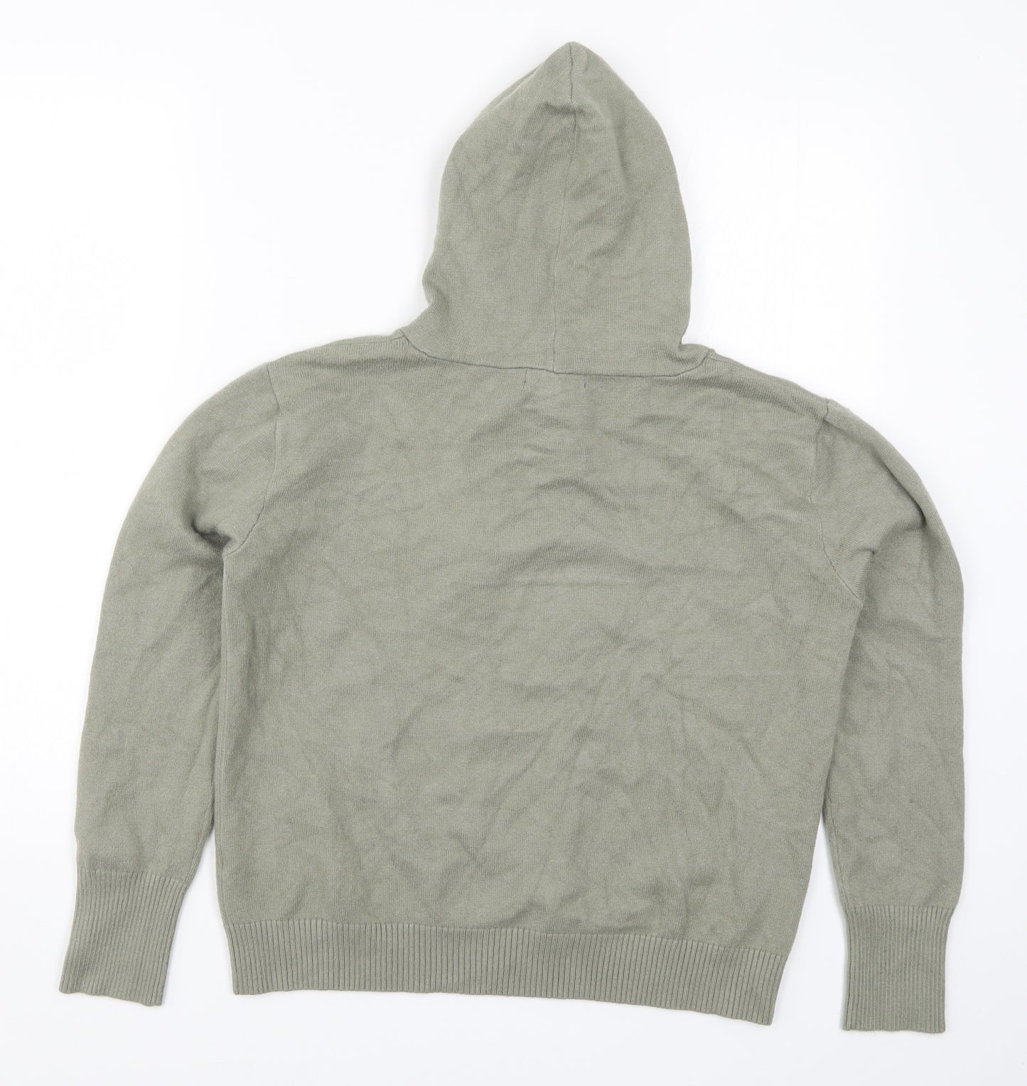 Primark Womens Green  Knit Pullover Hoodie Size 12