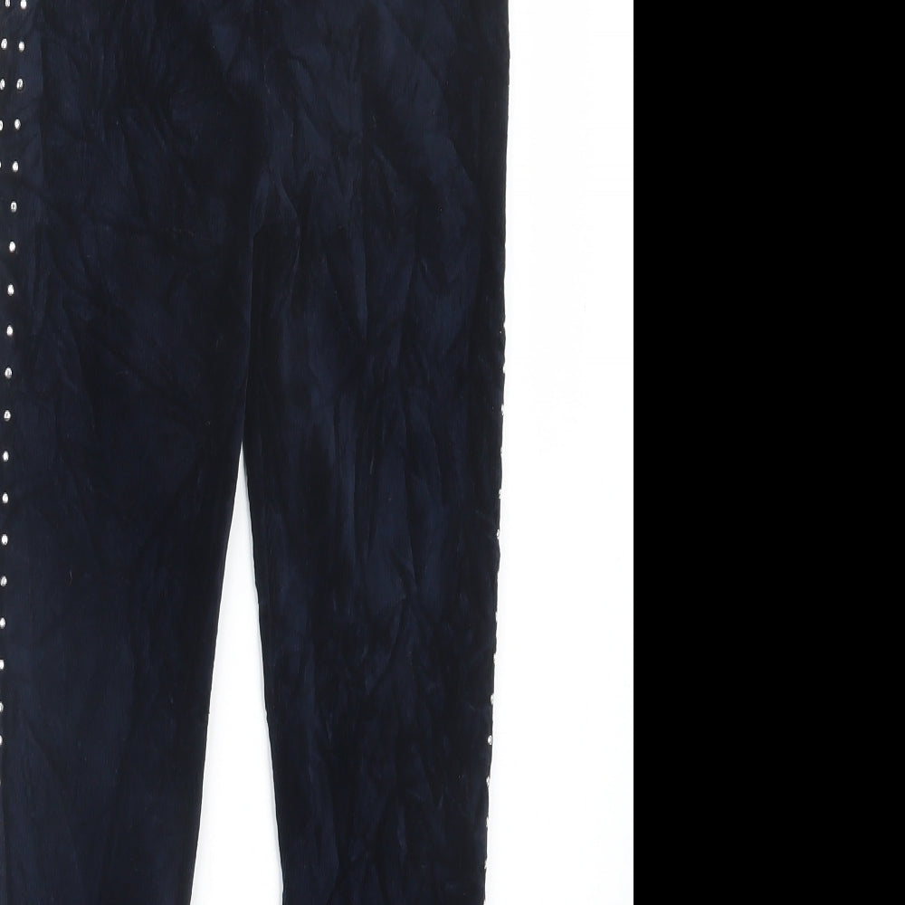 Blue Zoo Girls Blue   Carrot Trousers Size 9-10 Years
