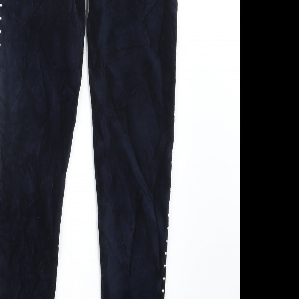Blue Zoo Girls Blue   Carrot Trousers Size 9-10 Years