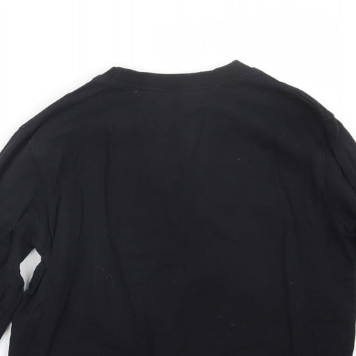 Preworn Womens Black  Knit Pullover Jumper Size M