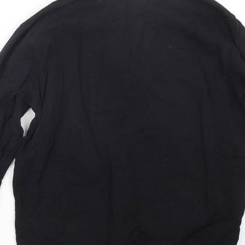 Preworn Womens Black  Knit Pullover Jumper Size M