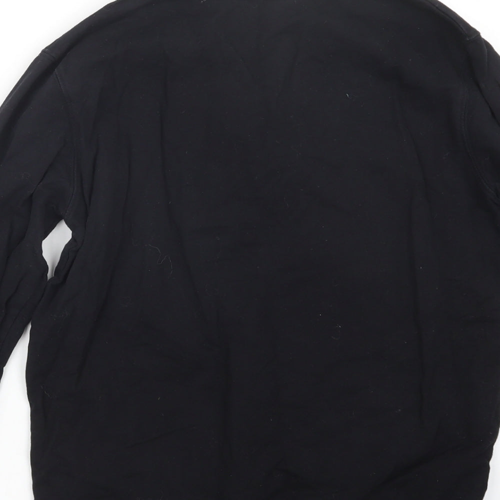 Preworn Womens Black  Knit Pullover Jumper Size M