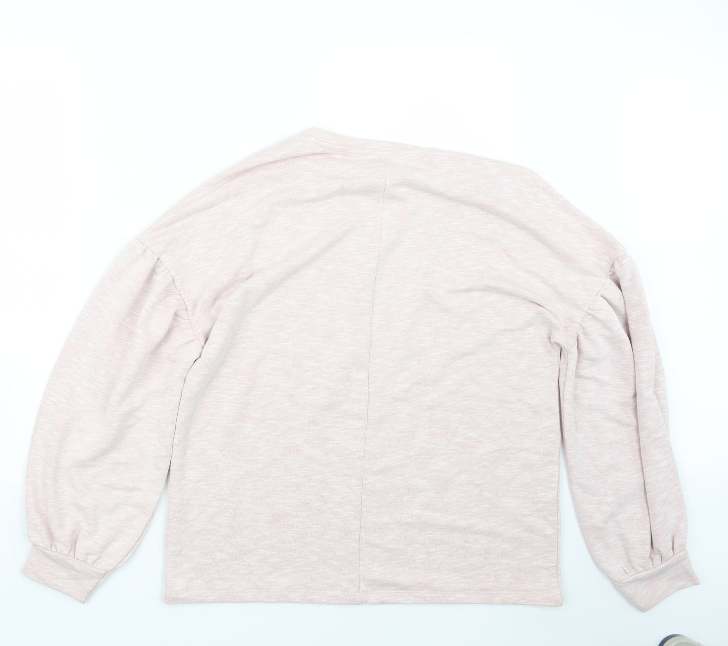Papaya Womens Pink  Knit Pullover Jumper Size M
