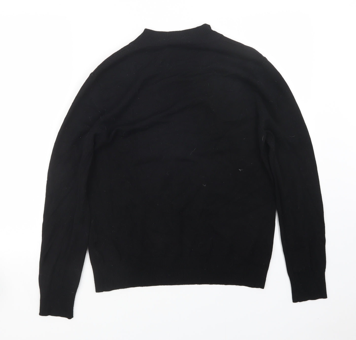 Casamia Womens Black  Knit Pullover Jumper Size M