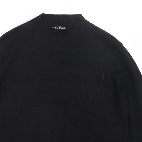 Casamia Womens Black  Knit Pullover Jumper Size M