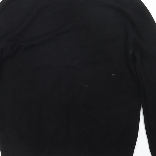 Casamia Womens Black  Knit Pullover Jumper Size M