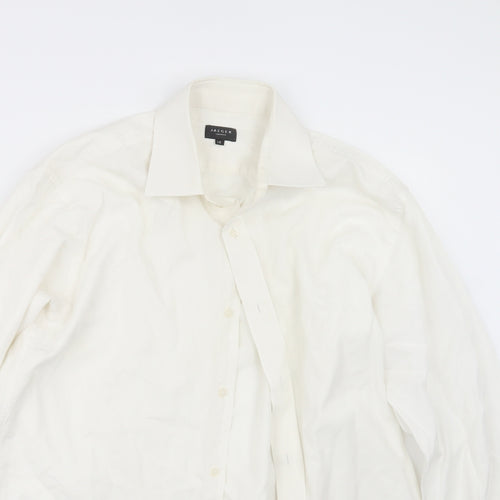 Jaeger Mens White    Dress Shirt Size 16