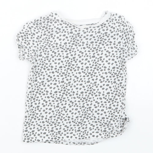 TU Girls Black   Basic T-Shirt Size 3-4 Years