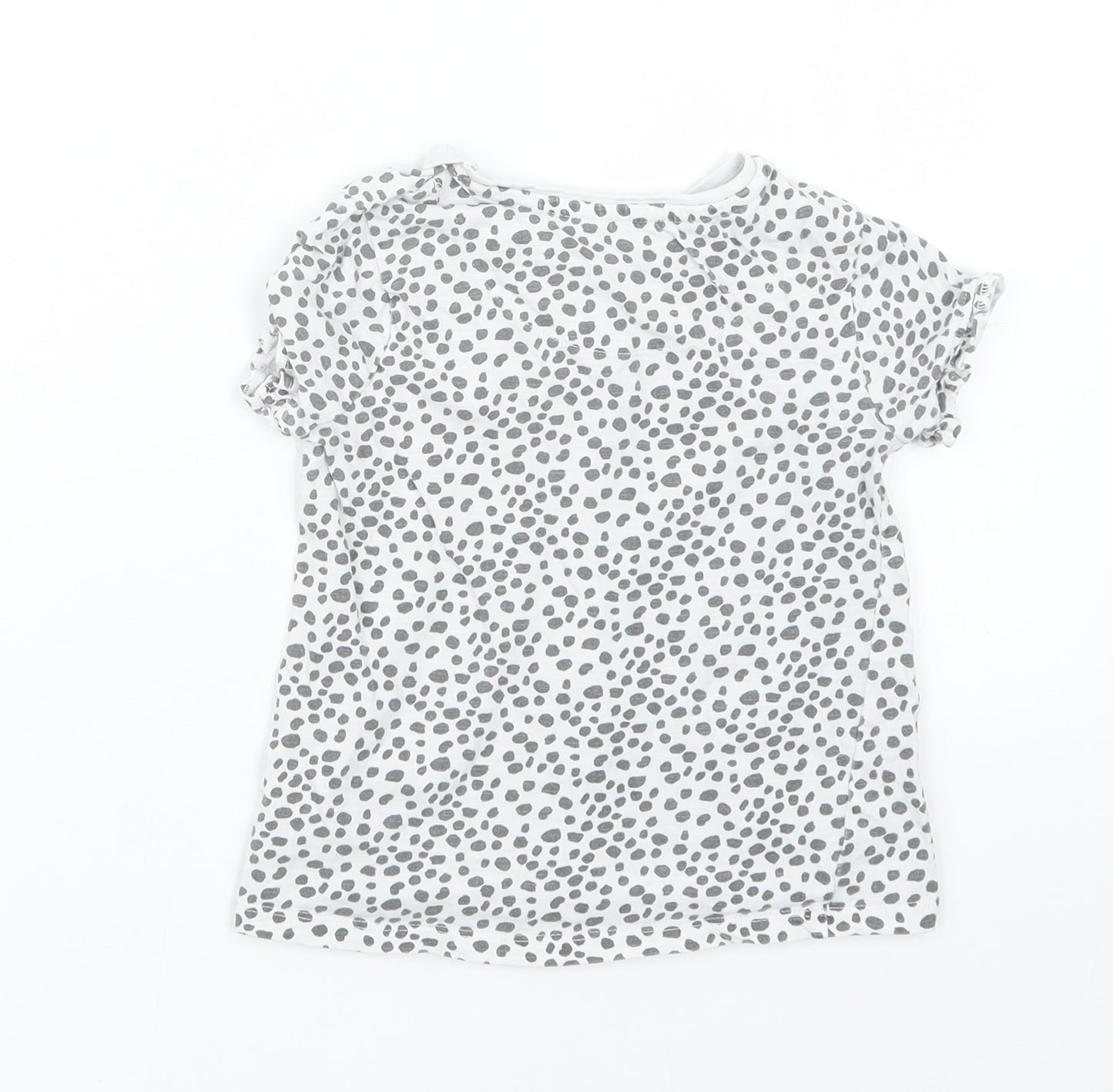 TU Girls Black   Basic T-Shirt Size 3-4 Years