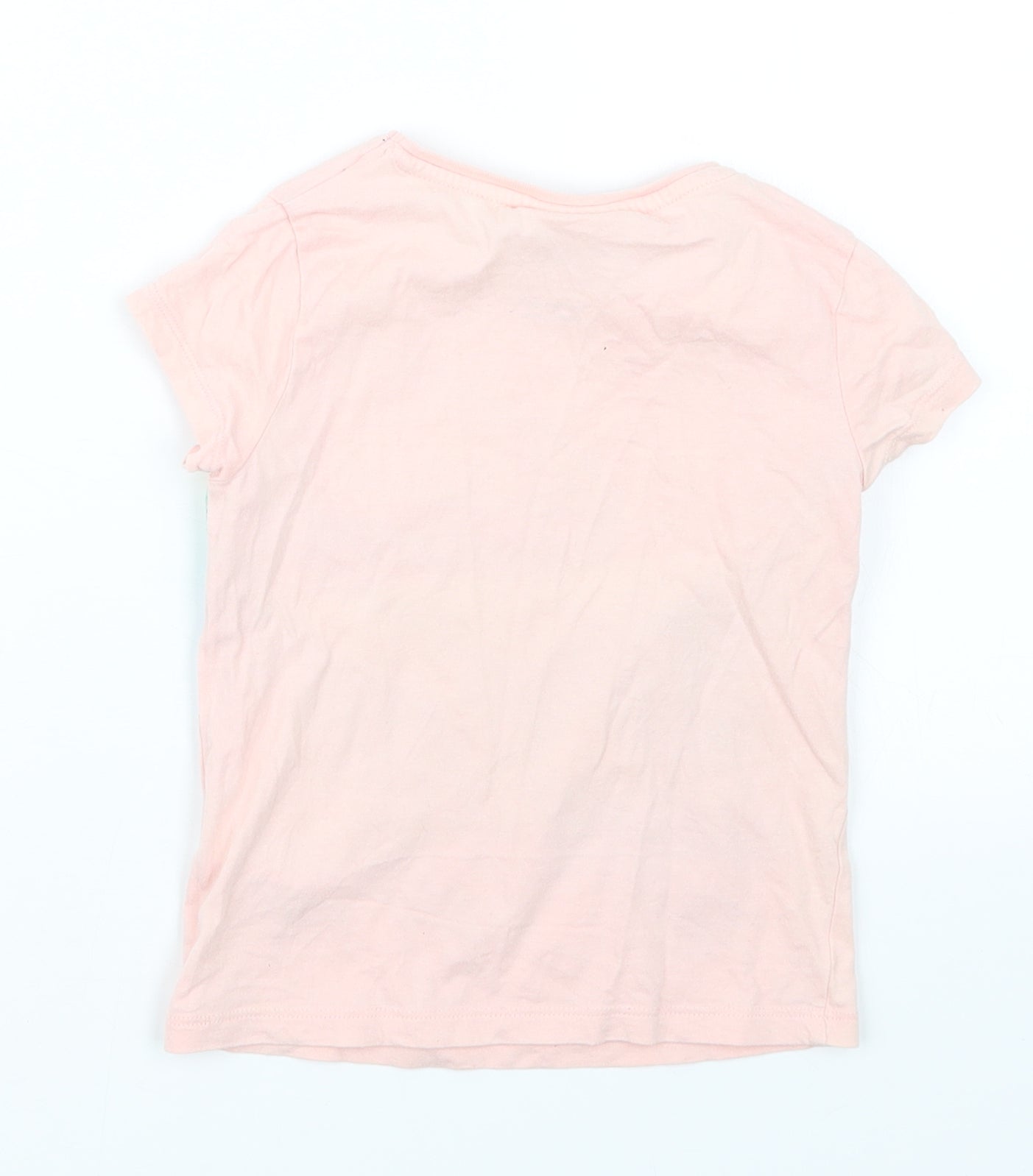 Tesco Girls Pink   Basic T-Shirt Size 3-4 Years  - Paw Patrol