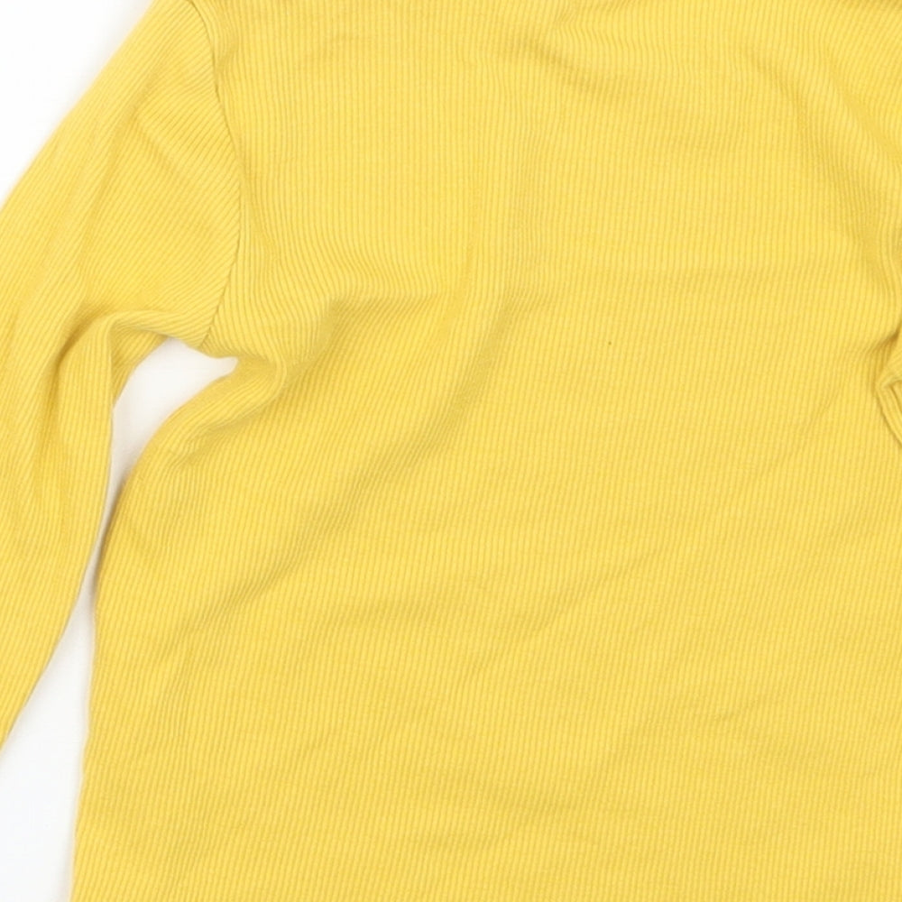 George Girls Yellow   Basic T-Shirt Size 2-3 Years