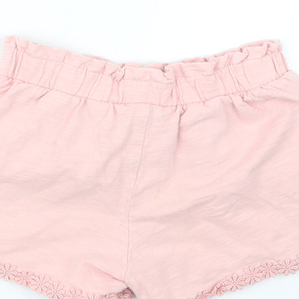 NEXT Girls Pink   Boyfriend Shorts Size 6 Years