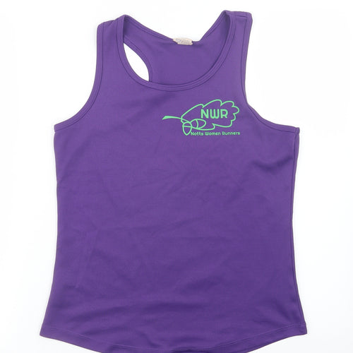 Awdis Womens Purple   Basic Tank Size M