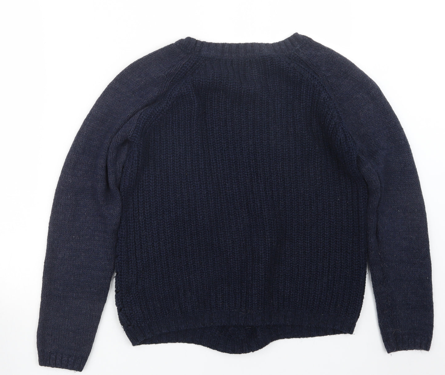 Fat Face Womens Blue  Knit Pullover Jumper Size 12
