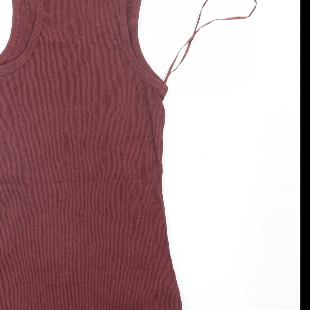 Select Womens Red   Basic Tank Size 8