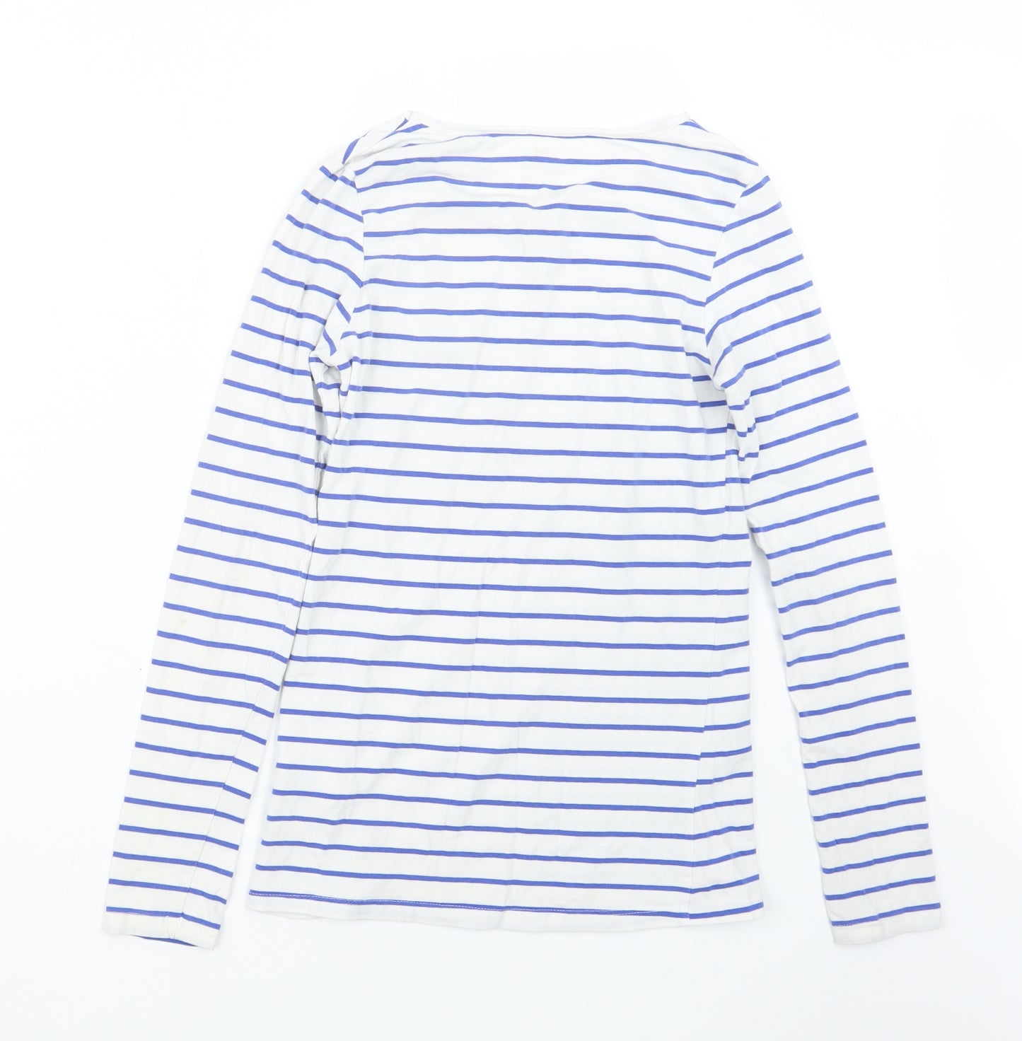 H&M Girls Blue Striped  Basic T-Shirt Size 13-14 Years