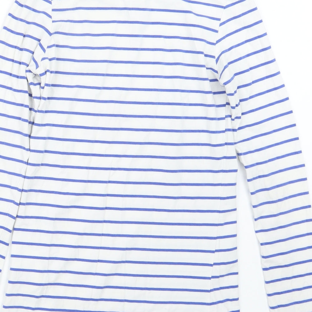 H&M Girls Blue Striped  Basic T-Shirt Size 13-14 Years