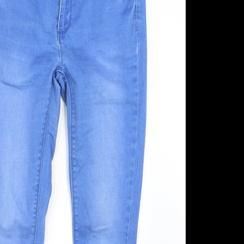 New Look Womens Blue  Denim Skinny Jeans Size 14 L26.5 in