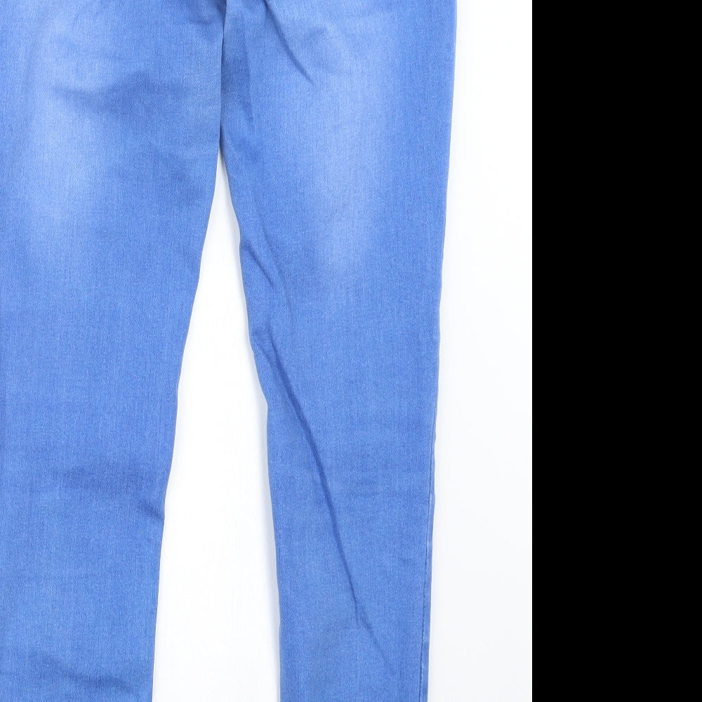 New Look Womens Blue  Denim Skinny Jeans Size 14 L26.5 in