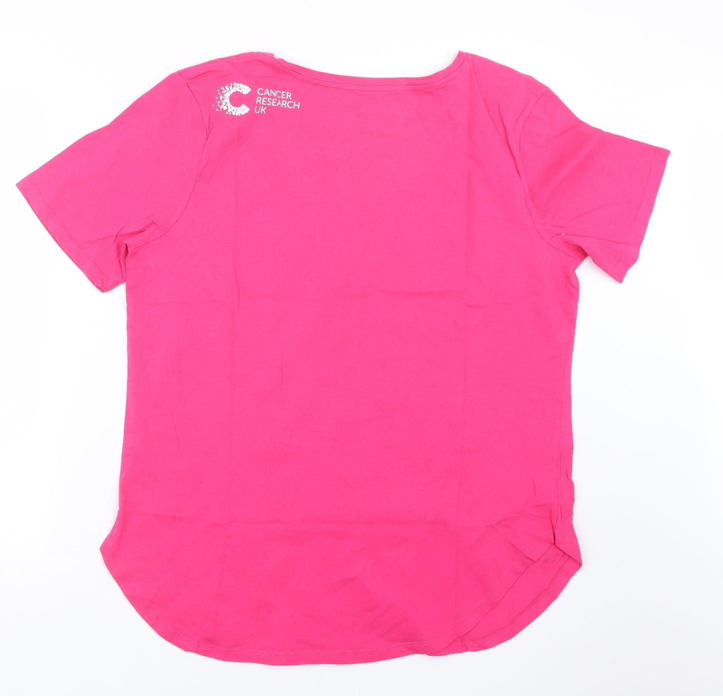 Cancer Research UK Womens Pink   Basic T-Shirt Size 18  - Cancer Research UK